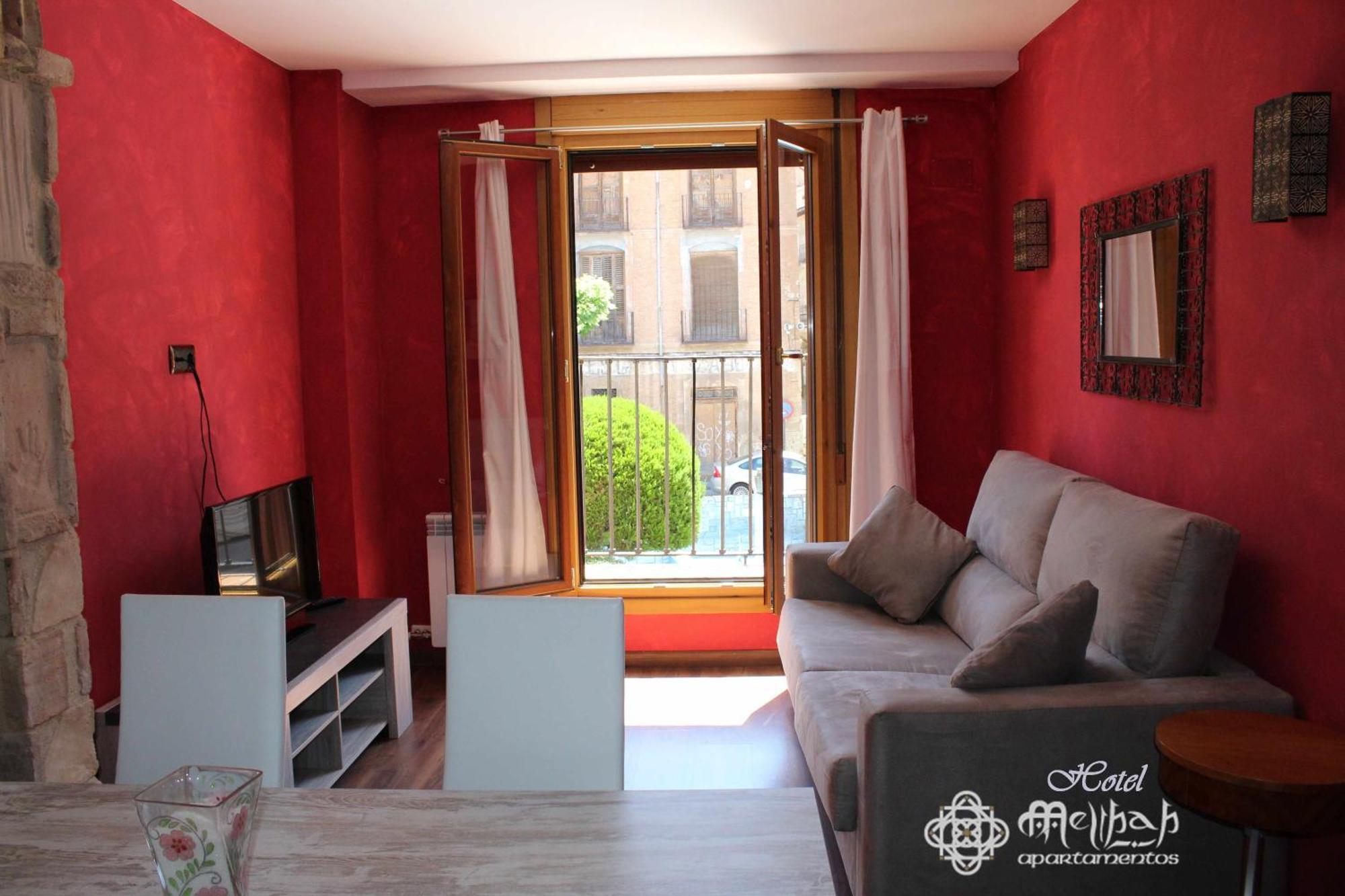 Hotel Apartamentos Melihah Daroca Værelse billede